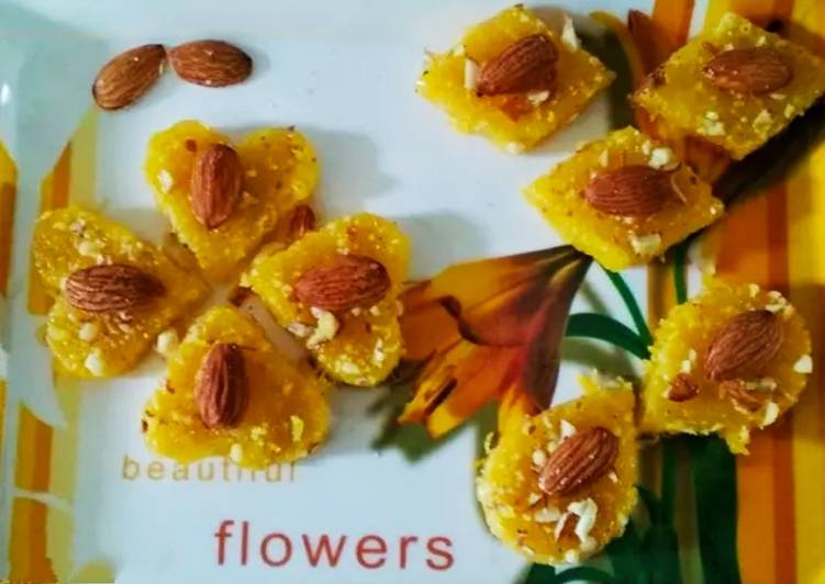 Recipe: Perfect Pumpkin Burfi