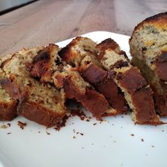 A picture of Chocolate chip banana bread #weeklyjikonichallenge.