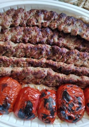 عکسی از دستور کباب کوبیده لذیذ 🥺😋🥺😋