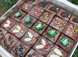 Foto resep Brownies Shiny crust Fudgy "erlina lim"
