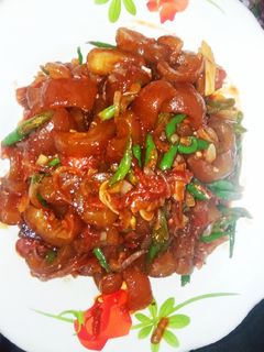 Foto resep Tumis kikil cabe ijo