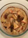 Baked oatmeal (apple and banana)