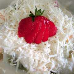 A picture of Salad buah keju #salju.