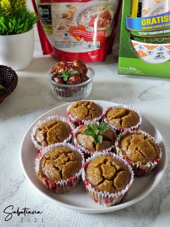 Langkah Gampang Menyiapkan Resep Muffin Oatmeal Pisang Kurma yang  Bikin Ketagihan Anti Ribet, Bisa Manjain Lidah
