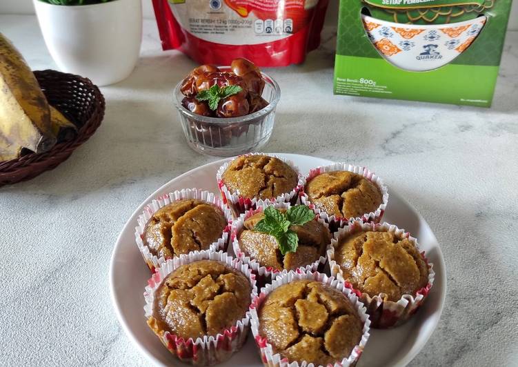 Mudah Cepat Memasak Muffin Oatmeal Pisang Kurma Ala Rumahan