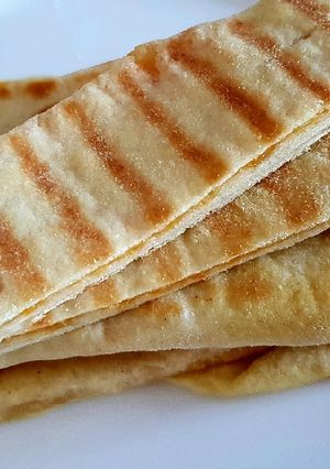 O poză a rețetei Pâinici naan.