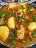 چکن آلو شوربہ