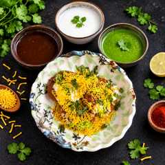काला चना आलू टिक्की चाट-レシピのメイン写真