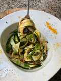 🥒Salade de courgettes marinées 🪹🥄saveurs orientales🥥🫚