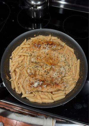 A picture of Cajun Chicken Pasta.