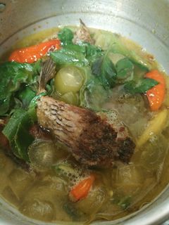 Foto resep Ikan mas sayur kuning