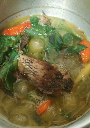 Foto resep Ikan mas sayur kuning