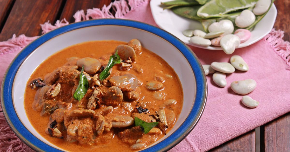 Girijabai's Double Beans(lima Beans/ Broad Beans) Huli Recipe by ...