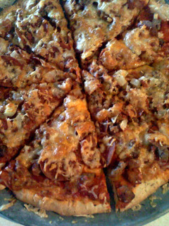 A picture of pizza.