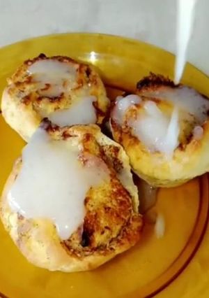 સિનેમન કપ કેક રેસીપી મુખ્ય ફોટો