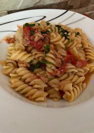Tonhalas fusilli recept fotója