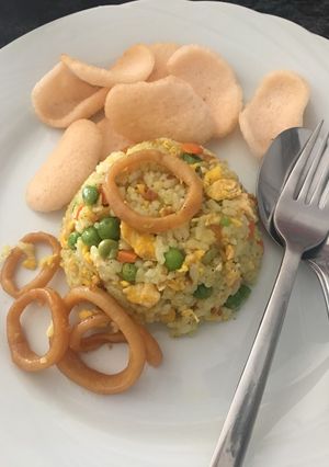 Foto resep Nasi goreng kari ala bumil