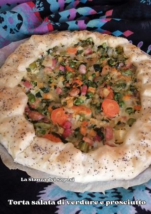 Foto di #216 Torta salata di verdure e prosciutto