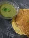 Moong daal ka cheela.