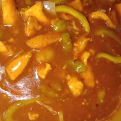 A picture of Chicken shashlik.