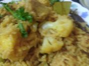 A picture of soyabean rice