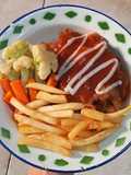 Chicken Steak with BBQ sauce