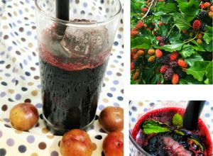 Hình của món Siro dâu tằm và mứt dâu tằm.