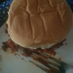 A picture of Sloppy joes.