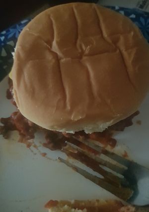 A picture of Sloppy joes.