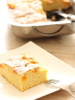 Una foto de Pastel de Albaricoque