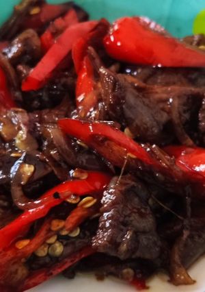 Foto resep Sambal Sapi iris