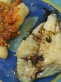 Rodaballo a la plancha con ñoquis