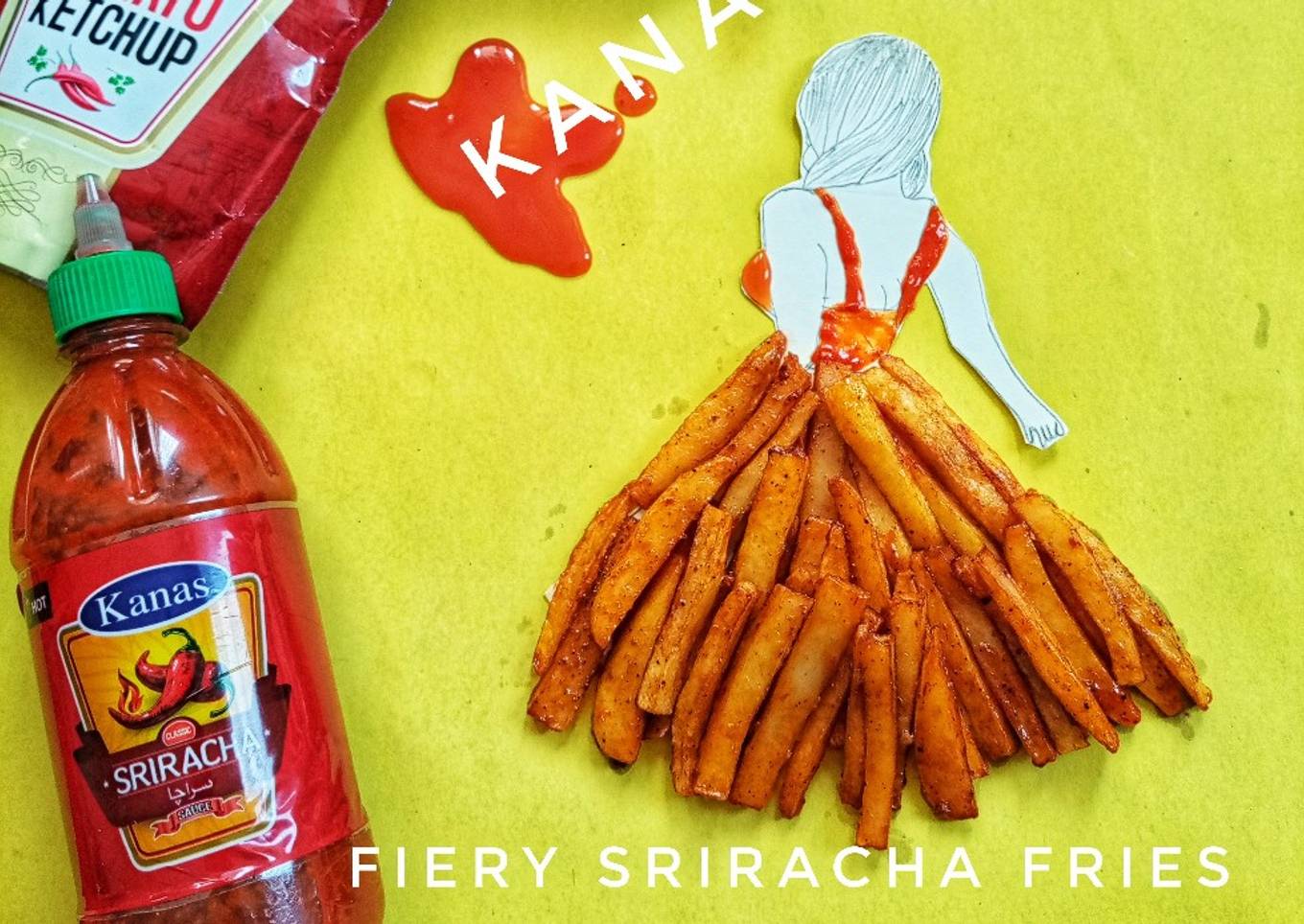 Fiery Sriracha Fries