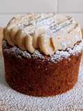 Tarta de zanahoria con crema muselina de avellana ¡sin gluten!