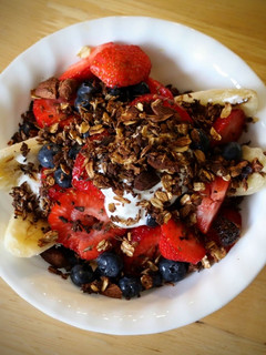 A picture of Breakfast Banana Split.