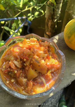 Foto resep 66. Sambal Udang Terong Asam Dayak
