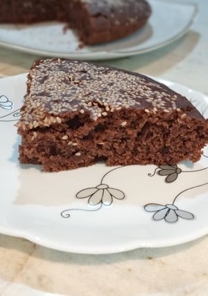 عکسی از دستور کیک کاکائویی بدون تخم مرغ و شیر
