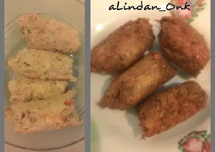 Roll Tahu Telur Kepiting