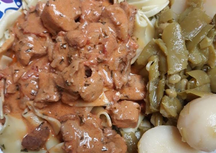 Recipe of Speedy Pork Paprikash