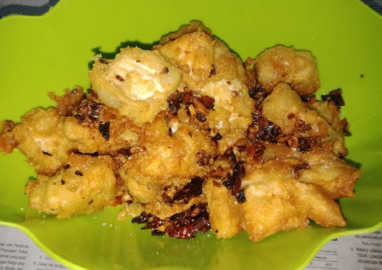 Tahu crispy cabai garam