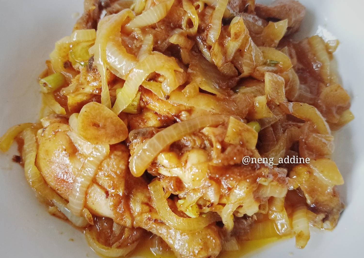 Resep Ayam Goreng Mentega Simple (tanpa Kecap Inggris) oleh Neng Addine - Cookpad