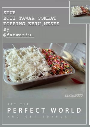 Foto resep STUP ROTI TAWAR COKLAT,TOPPING KEJU MESES,SIMPEL,MURAH MERIAH 👍