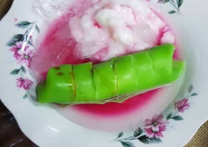 Es pisang ijo