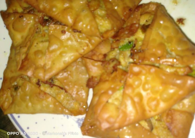 Martabak ayam kulit pangsit