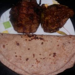 A picture of Masala brinjal.