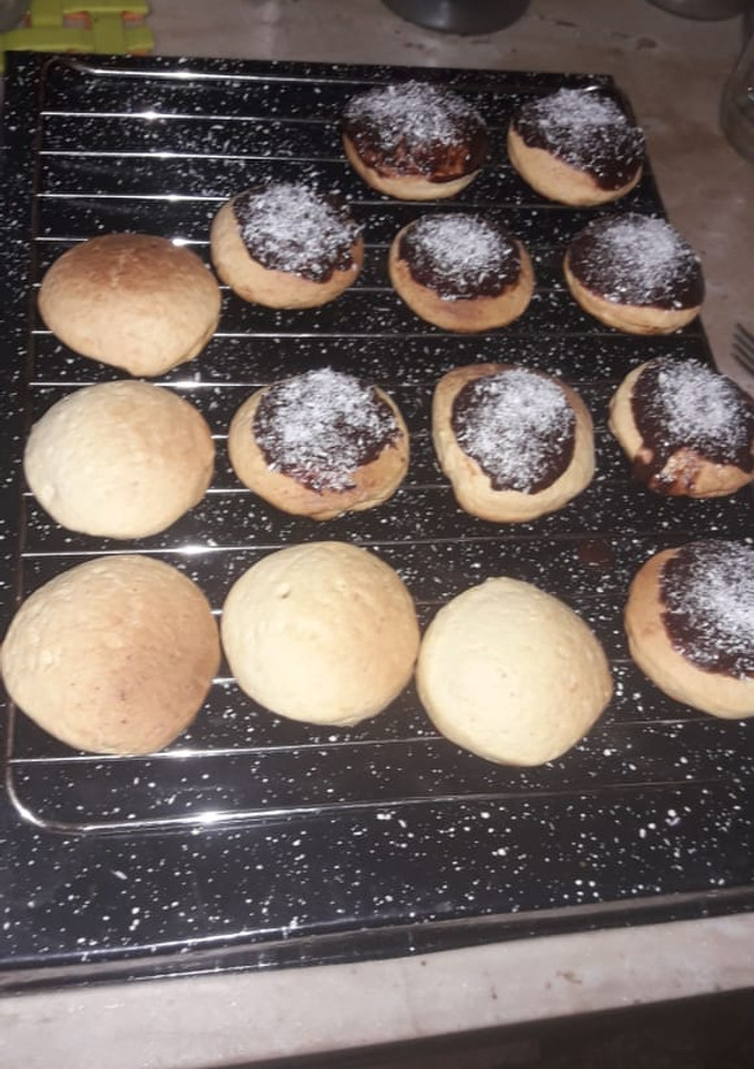 Una foto de Galletas rellenas de dulce de leche