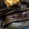 Pepes ikan kembung daun singkong