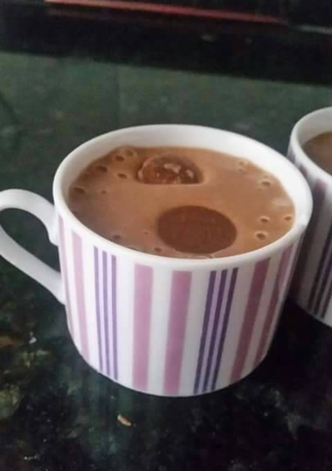 Una foto de Crema de chocolate y plátano