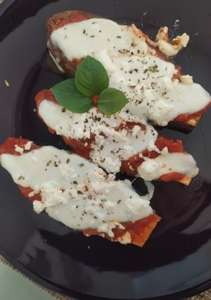 Φωτογραφία της συνταγής Ψητές, μεσογειακές μελιτζάνες