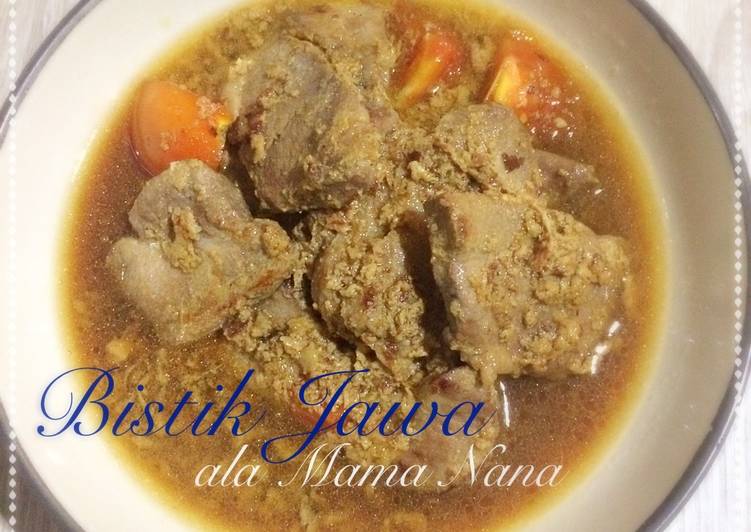 Bahan memasak Bistik Sapi Jawa, Enak Banget